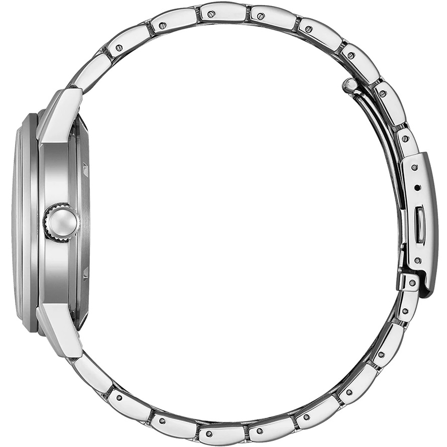 CITIZEN Dress Collection Automatic White Dial 40mm Silver Stainless Steel Bracelet NJ0210-56A - 