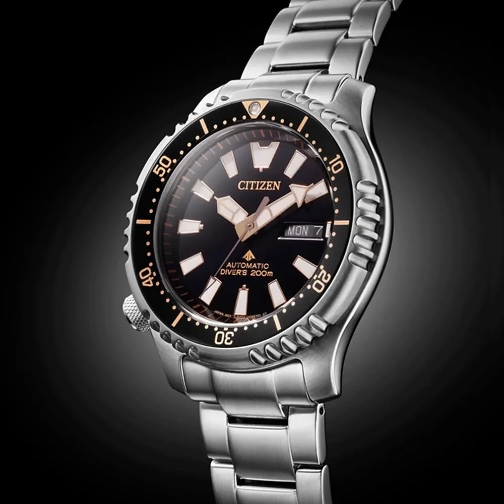 CITIZEN Promaster Marine Diver's Automatic Black Dial 42mm Silver Stainless Steel Bracelet NY0160-66EE - 5