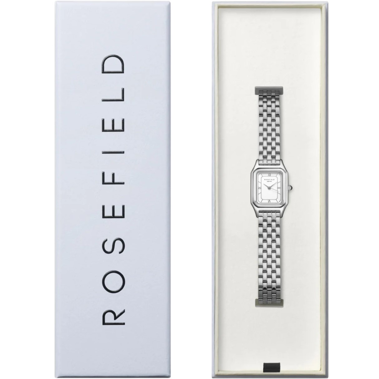 ROSEFIELD Ivy White Matte Dial 21x26mm Silver Stainless Steel Bracelet OCWSSS-OC02 - 5