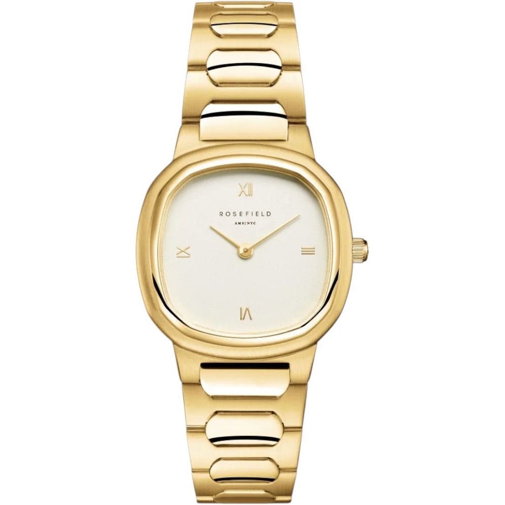 ROSEFIELD Gaia Beige Dial 30x30mm Gold-Plated Stainless Steel Bracelet ORCGSG-OR01 - 