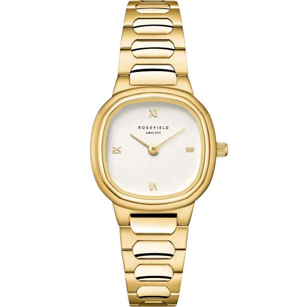 ROSEFIELD Gaia Beige Dial 25x25mm Gold-Plated Stainless Steel Bracelet ORCGSG-OR04 - 