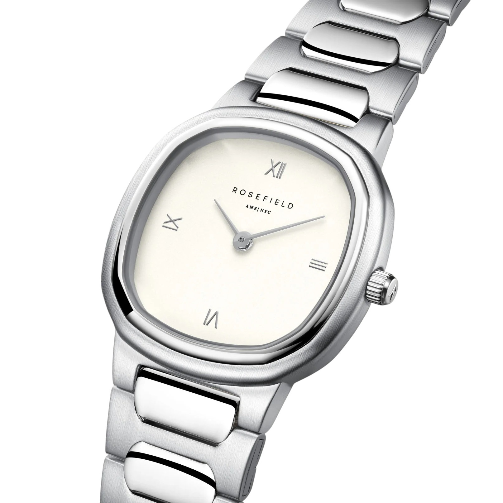 ROSEFIELD Gaia Beige Dial 30x30mm Stainless Steel Bracelet ORCSSS-OR02 - 