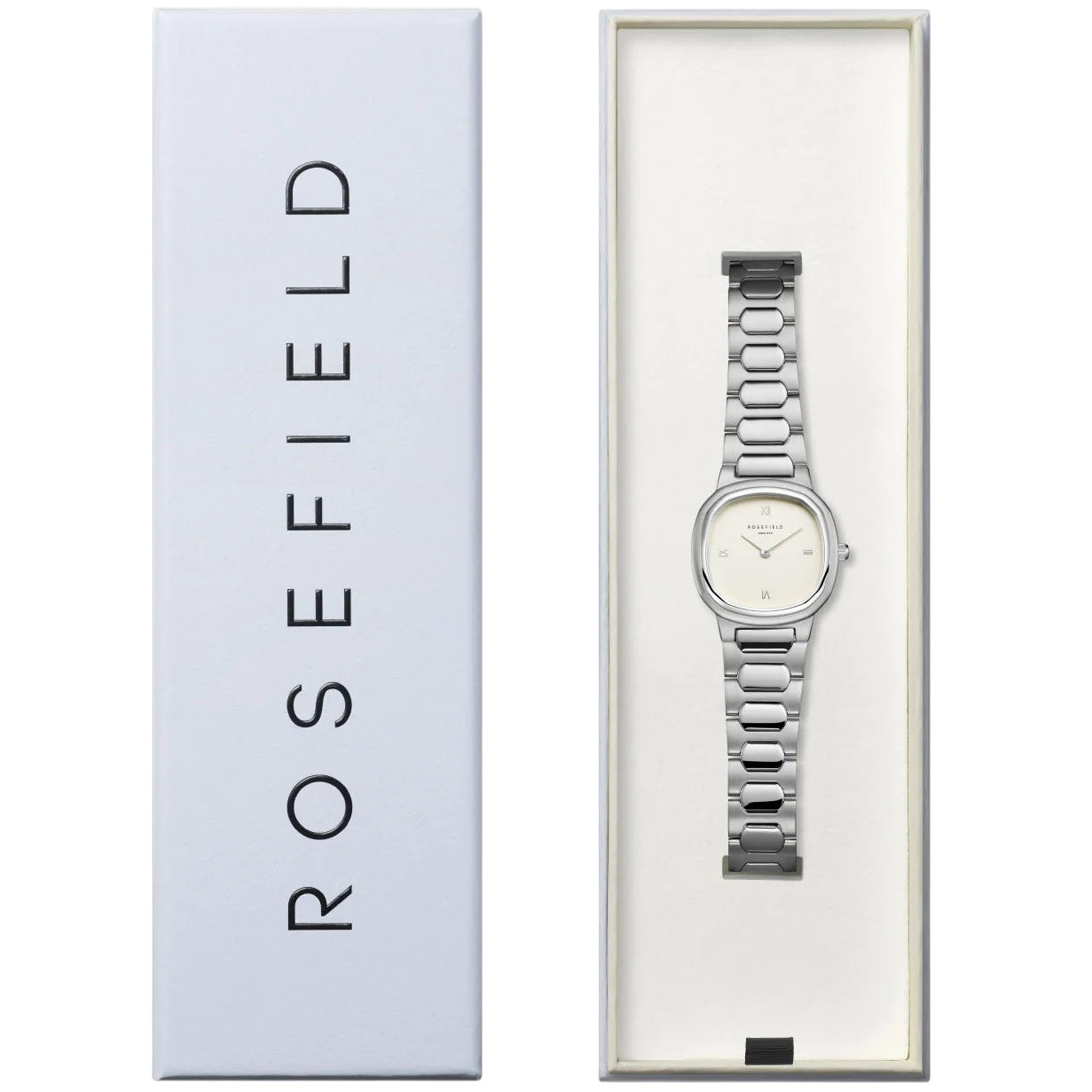 ROSEFIELD Gaia Beige Dial 30x30mm Stainless Steel Bracelet ORCSSS-OR02 - 5