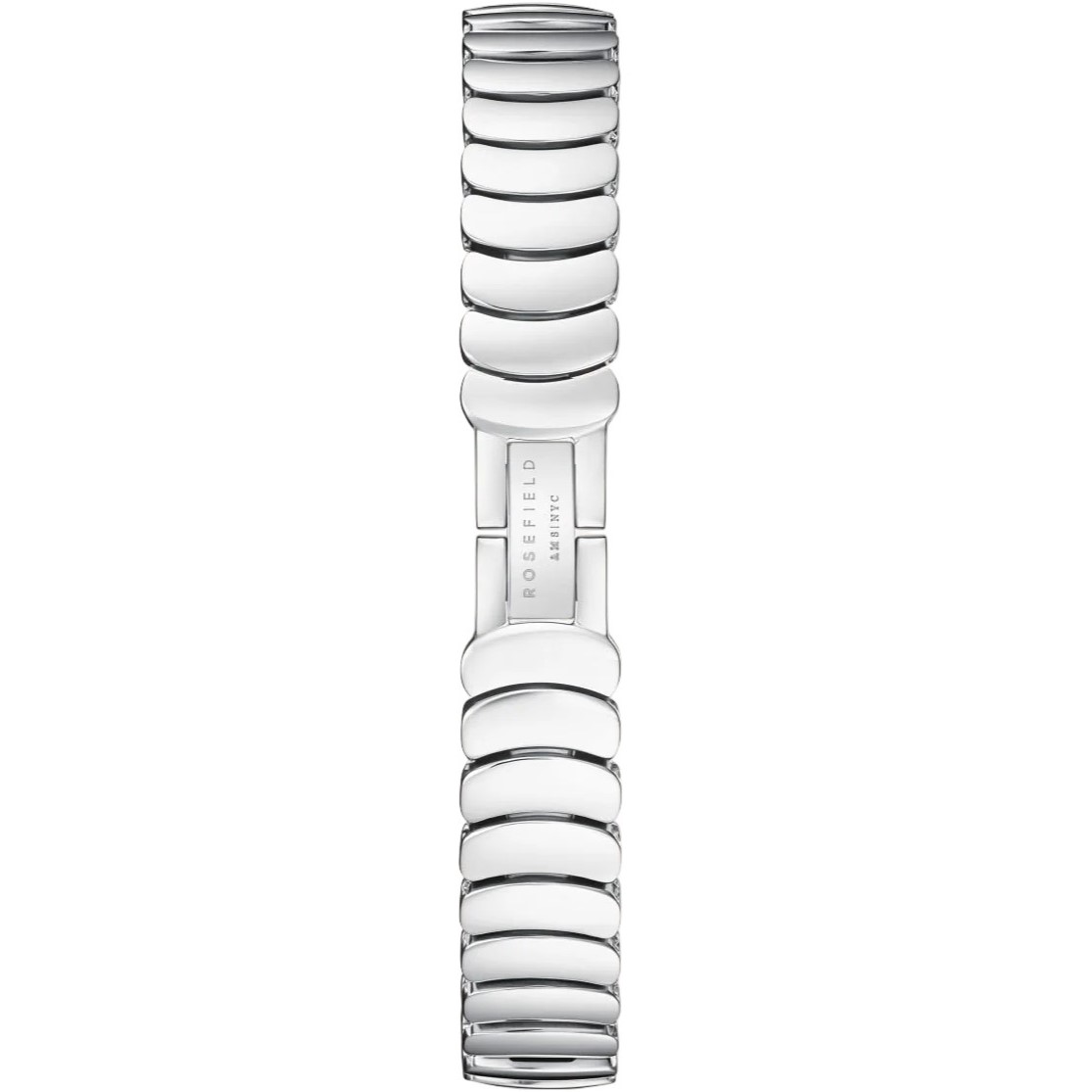 ROSEFIELD Ovale White Dial 22x29mm Stainless Steel Bracelet OVWSSS-OV20 - 5