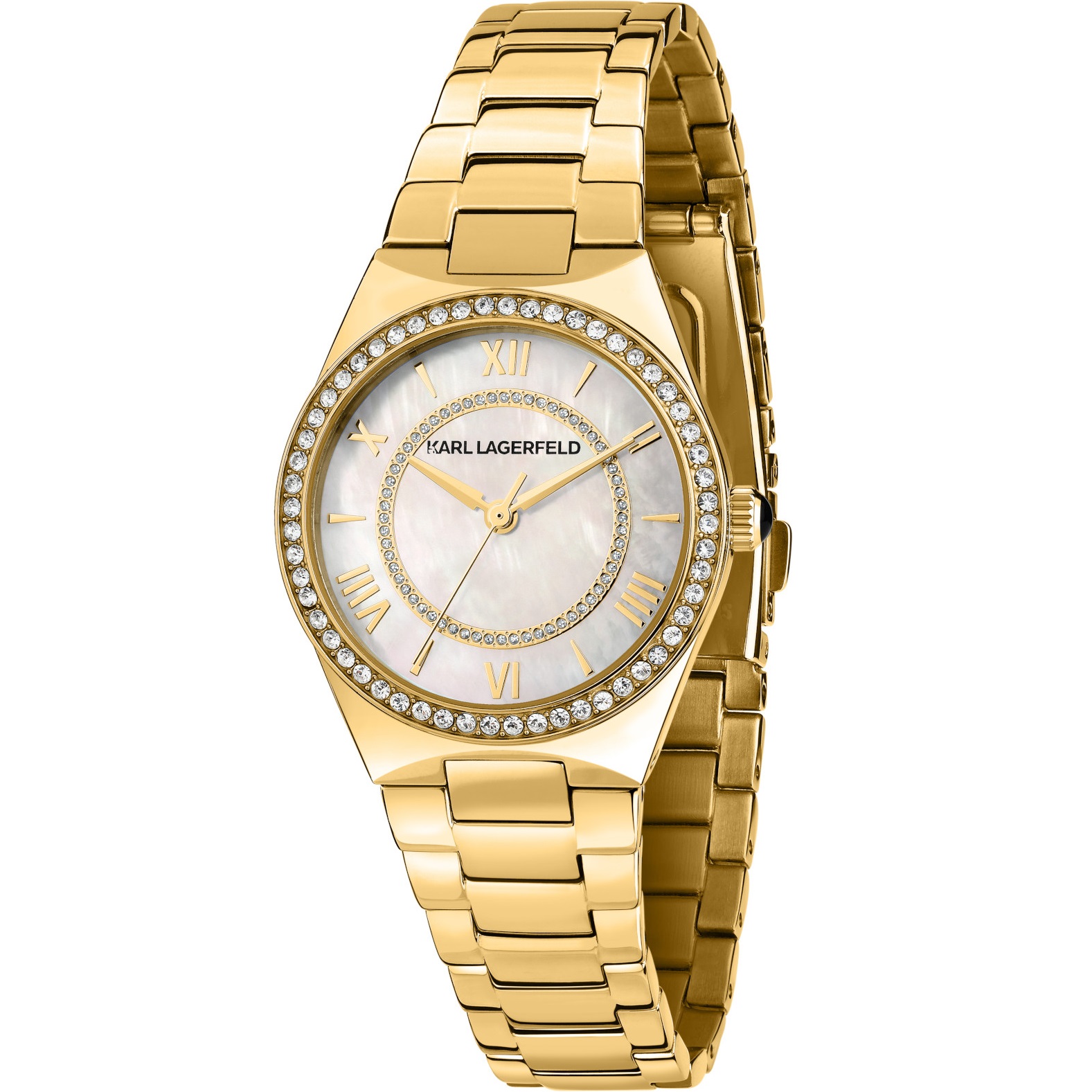 KARL LAGERFELD Hamburg  M.O.P. Dial 30mm Gold-Plated Stainless Steel R0553105501 - 