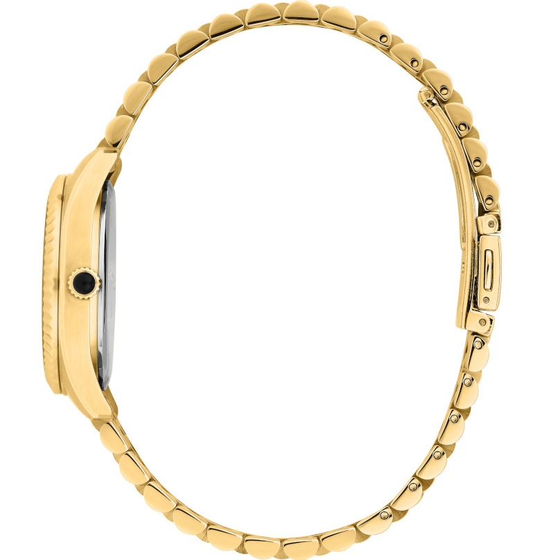 KARL LAGERFELD Timeless Code Green Dial 32mm Gold Stainless Steel Bracelet R0553108502 - 3
