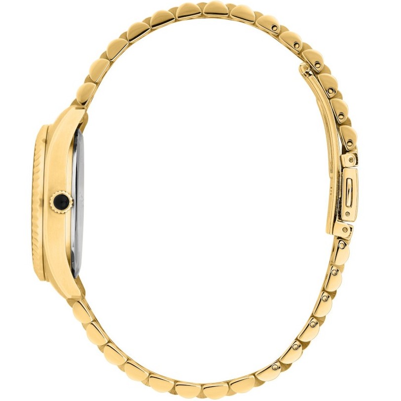 KARL LAGERFELD Timeless Code White Pearl Dial 32mm Gold Stainless Steel Bracelet R0553108505 - 3