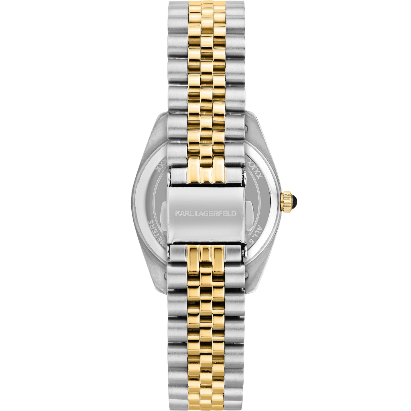 KARL LAGERFELD Timeless Code Gold Dial with Crystals 32mm Two-Tone Gold Stainless Steel Bracelet R0553108506 - 4