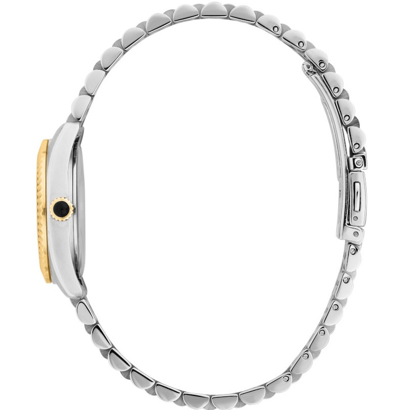 KARL LAGERFELD Timeless Code Mini Gold Dial with Crystals 28mm Two-Tone Gold Stainless Steel Bracelet R0553109505 - 3