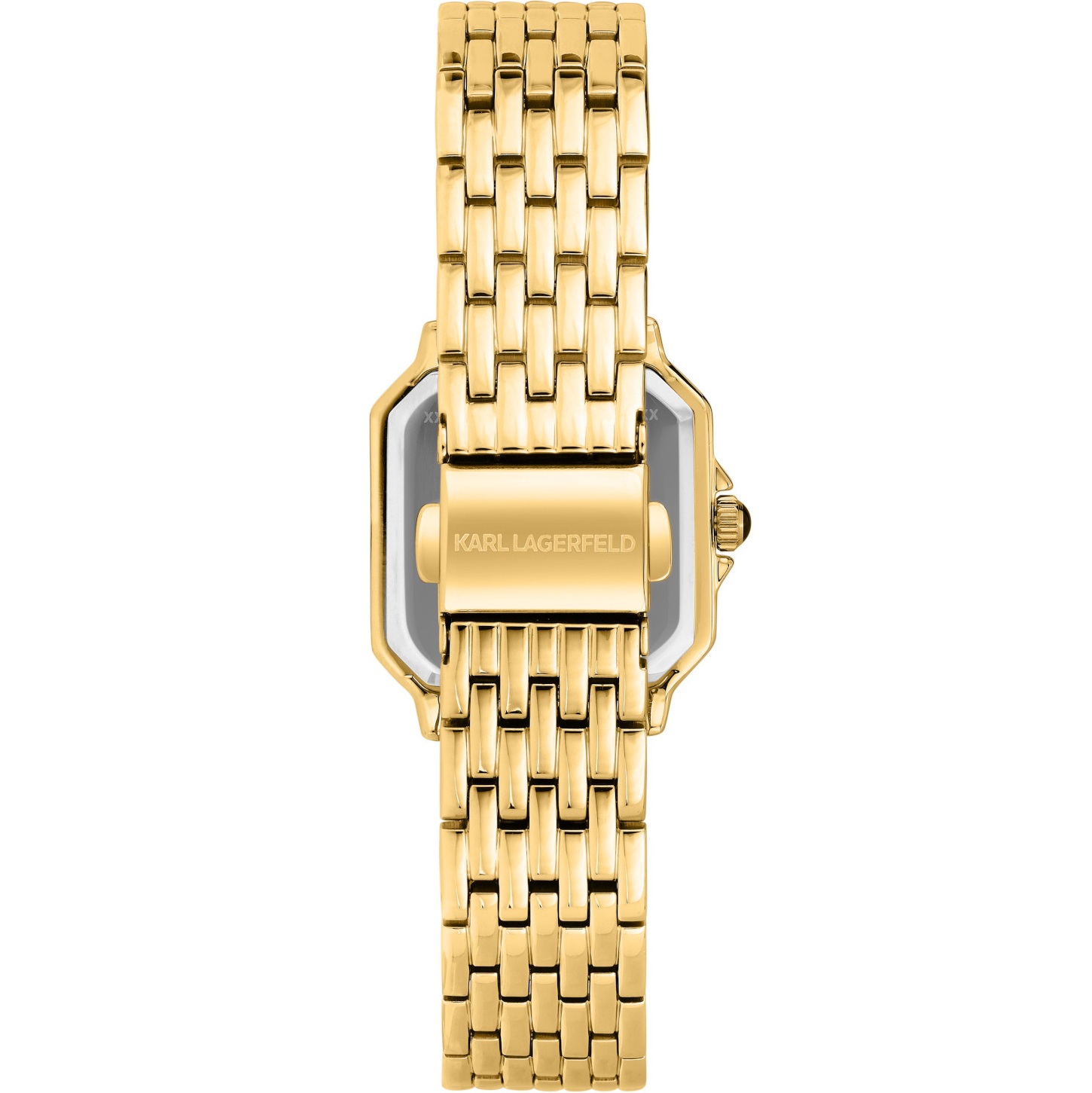 KARL LAGERFELD Icon White Dial 28x33mm Gold Stainless Steel Bracelet R0553110501 - 4