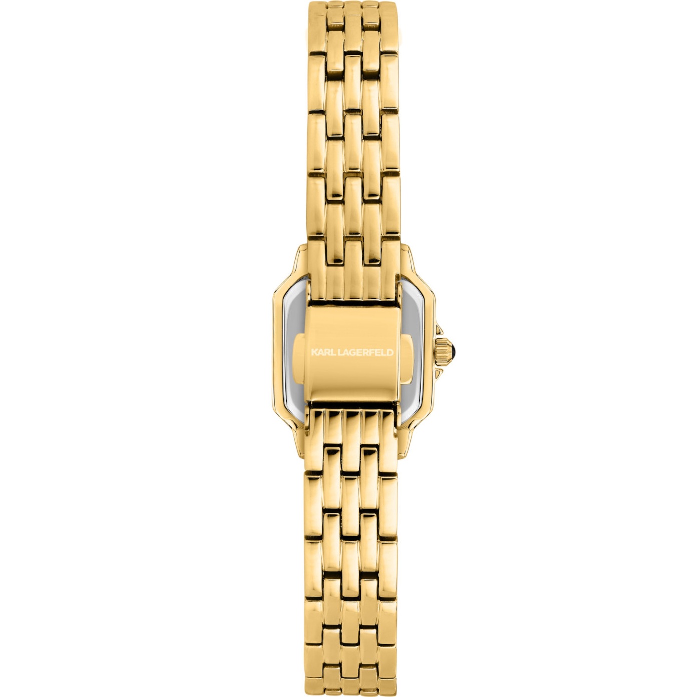 KARL LAGERFELD Icon Mini Green Dial 21x26mm Gold Stainless Steel Bracelet R0553111504 - 4