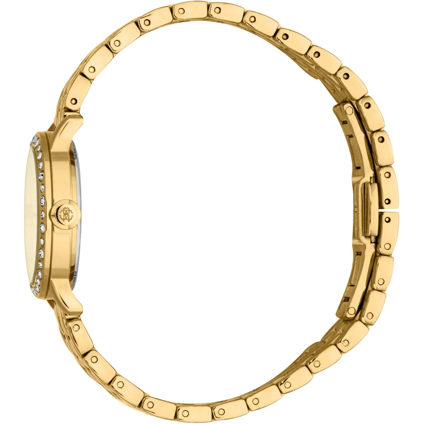 ROBERTO CAVALLI Gold Dial 28mm Gold Stainless Steel Bracelet RC5L119M0065 - 3