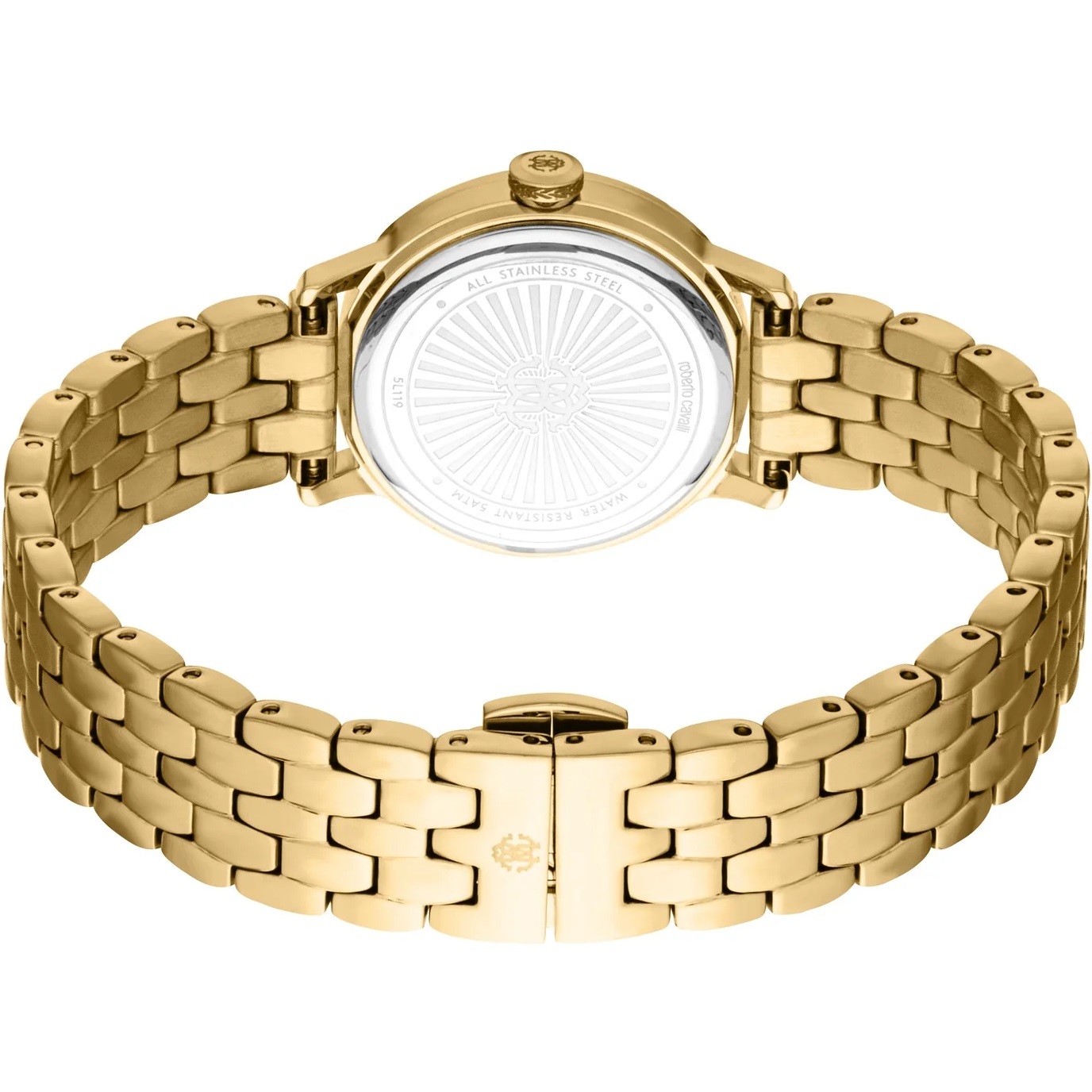 ROBERTO CAVALLI Gold Dial 28mm Gold Stainless Steel Bracelet RC5L119M0065 - 