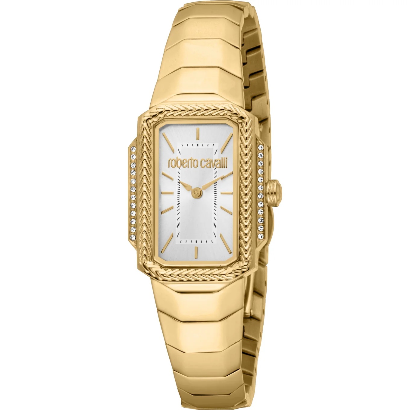ROBERTO CAVALLI White Dial 23x33mm Gold Stainless Steel Bracelet RC5L140M0025 - 