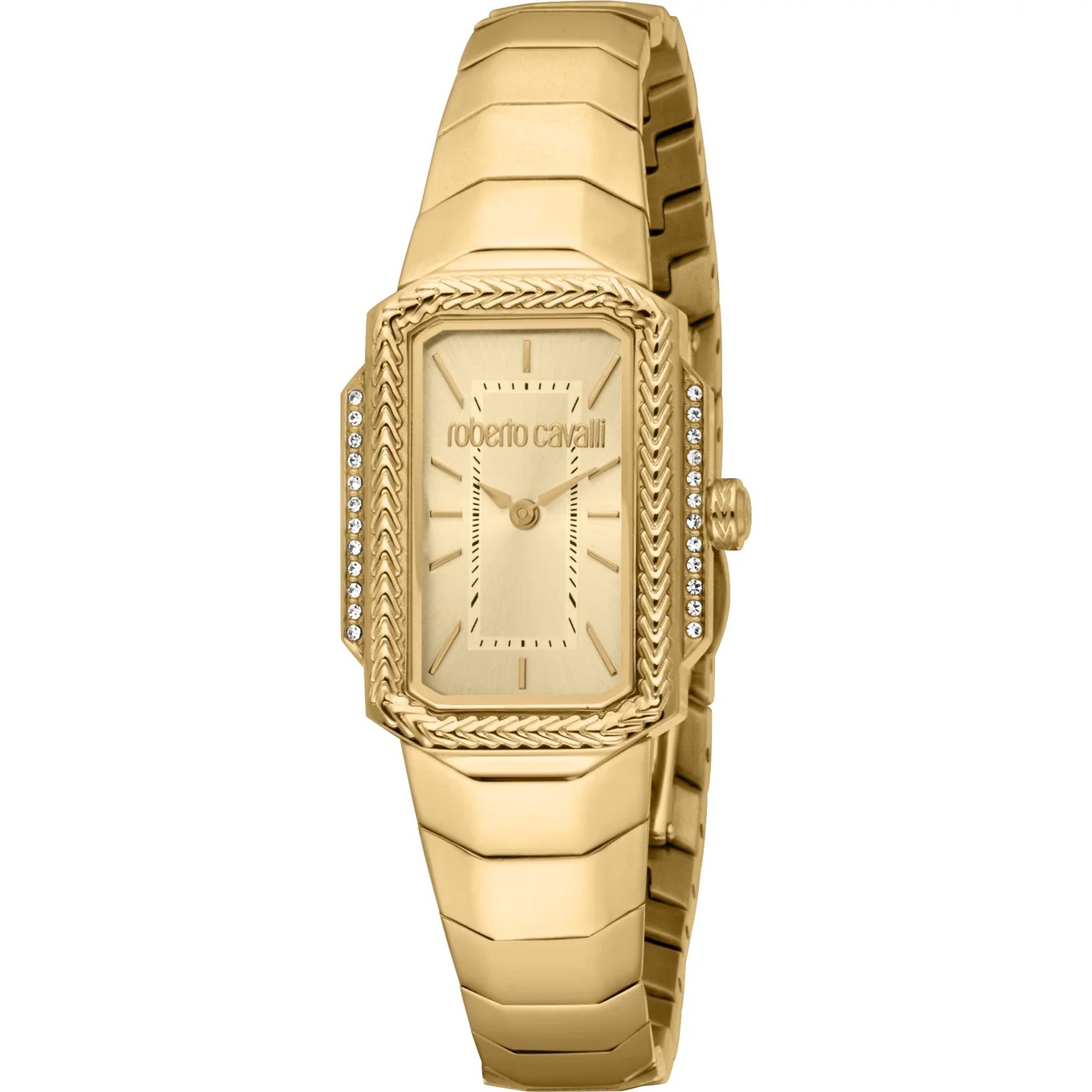 ROBERTO CAVALLI Gold Dial 23x33mm Gold Stainless Steel Bracelet RC5L140M0035 - 