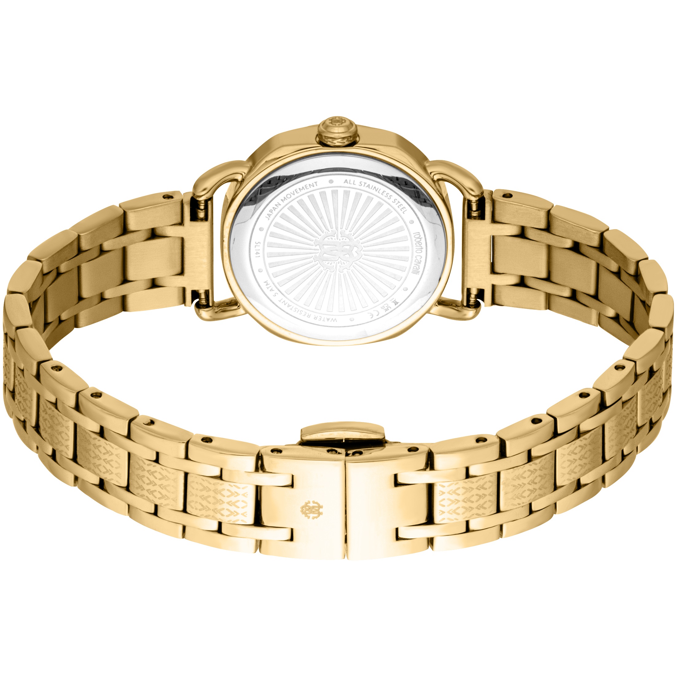 ROBERTO CAVALLI Mini Green Dial 26mm Gold Stainless Steel Bracelet RC5L141M0065 - 3