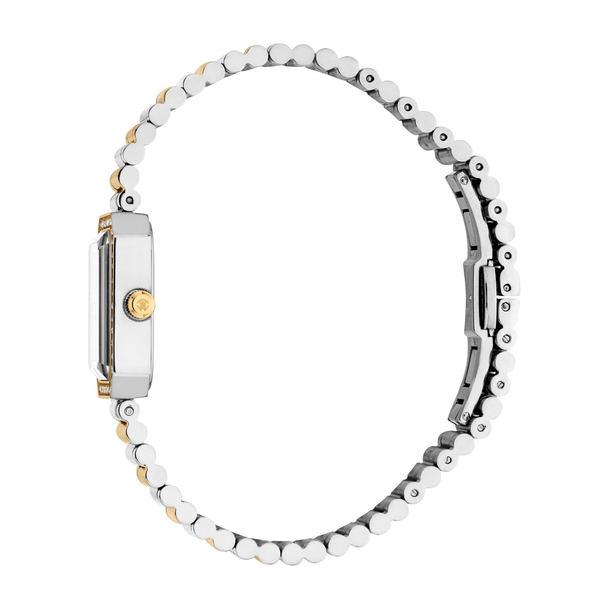 ROBERTO CAVALLI Glam Gold Dial 20x26mm Two Tone Gold Stainless Steel Bracelet RC5L163M0045 - 3