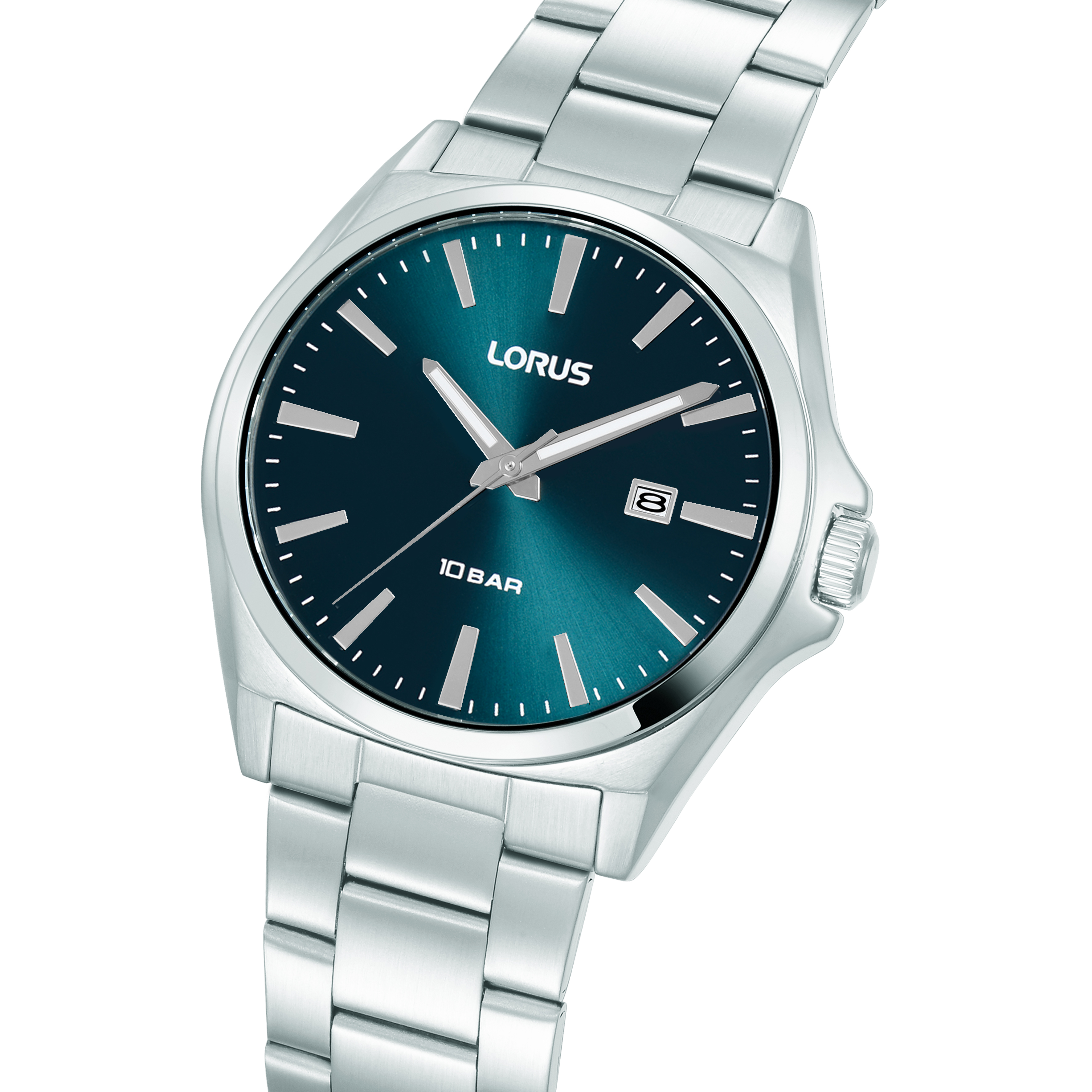 LORUS Sports Gents Blue Dial 42mm Silver Stainless Steel Bracelet RH947SX9 - 