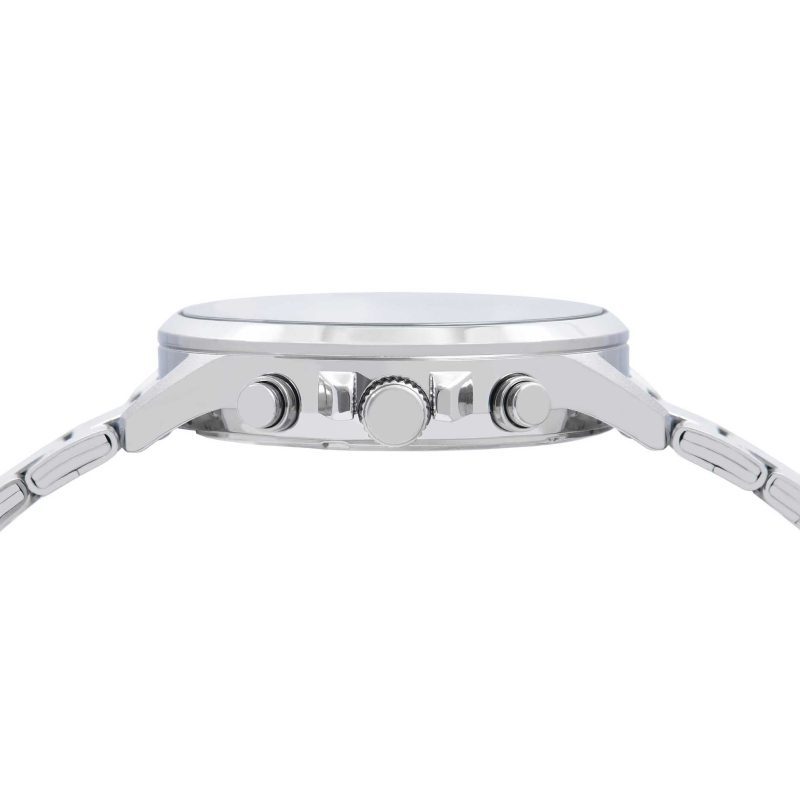 LORUS Tactical Chronograph Blue Dial 43mm Silver Stainless Steel Bracelet RT311LX9 - 3