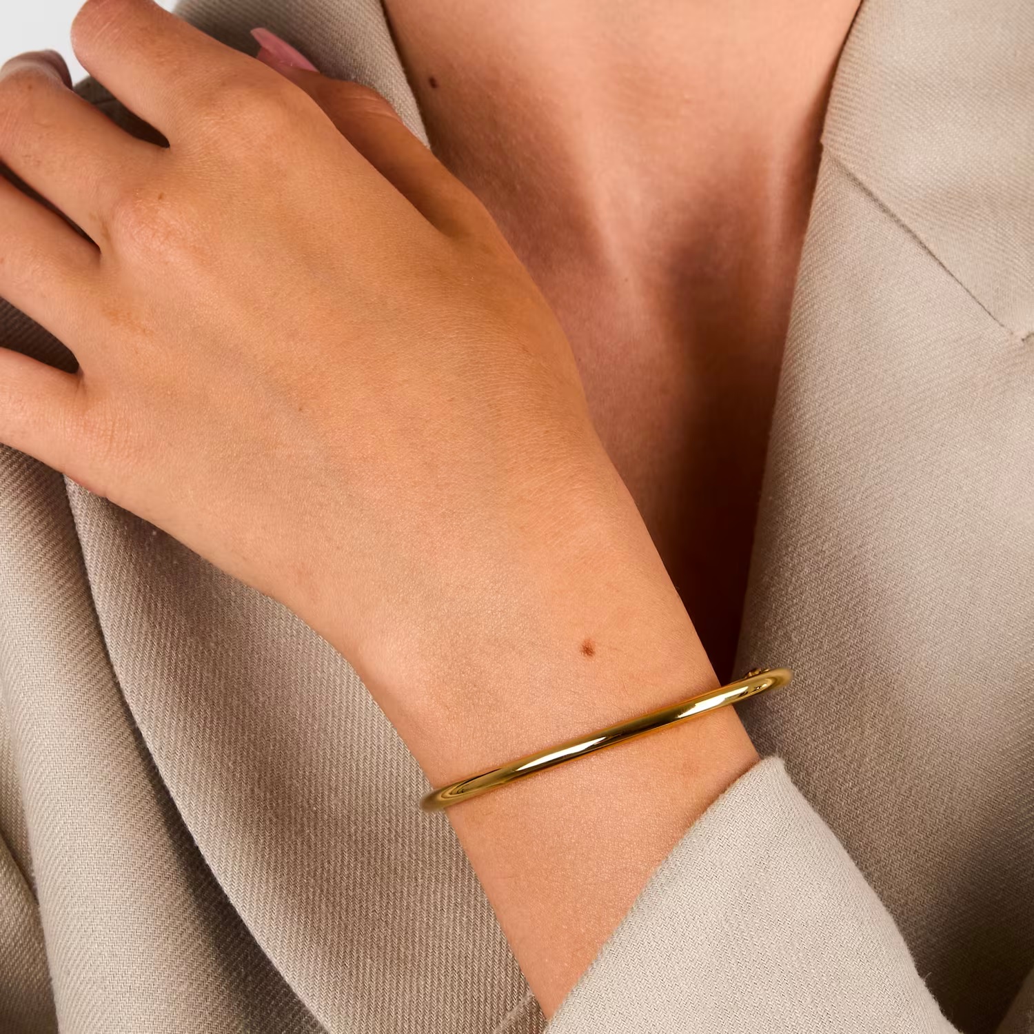 ΒΡΑΧΙΟΛΙ Χειροπέδα MORELLATO από Επιχρυσωμένο Ανοξείδωτο Ατσάλι SAKM94 - 