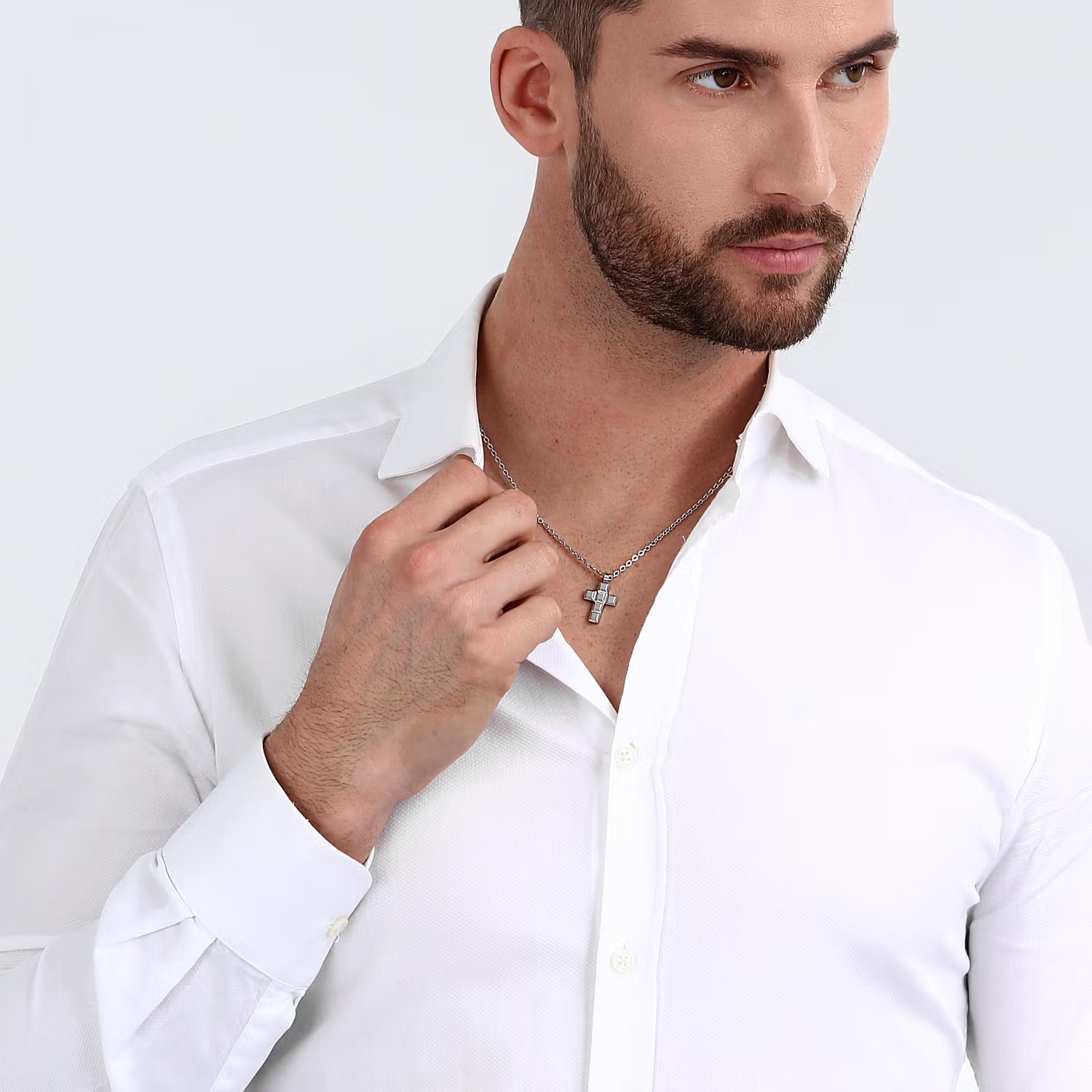 ΣΤΑΥΡΟΣ με Αλυσίδα MORELLATO Motown από Ασήμι 925° SALS77 - 