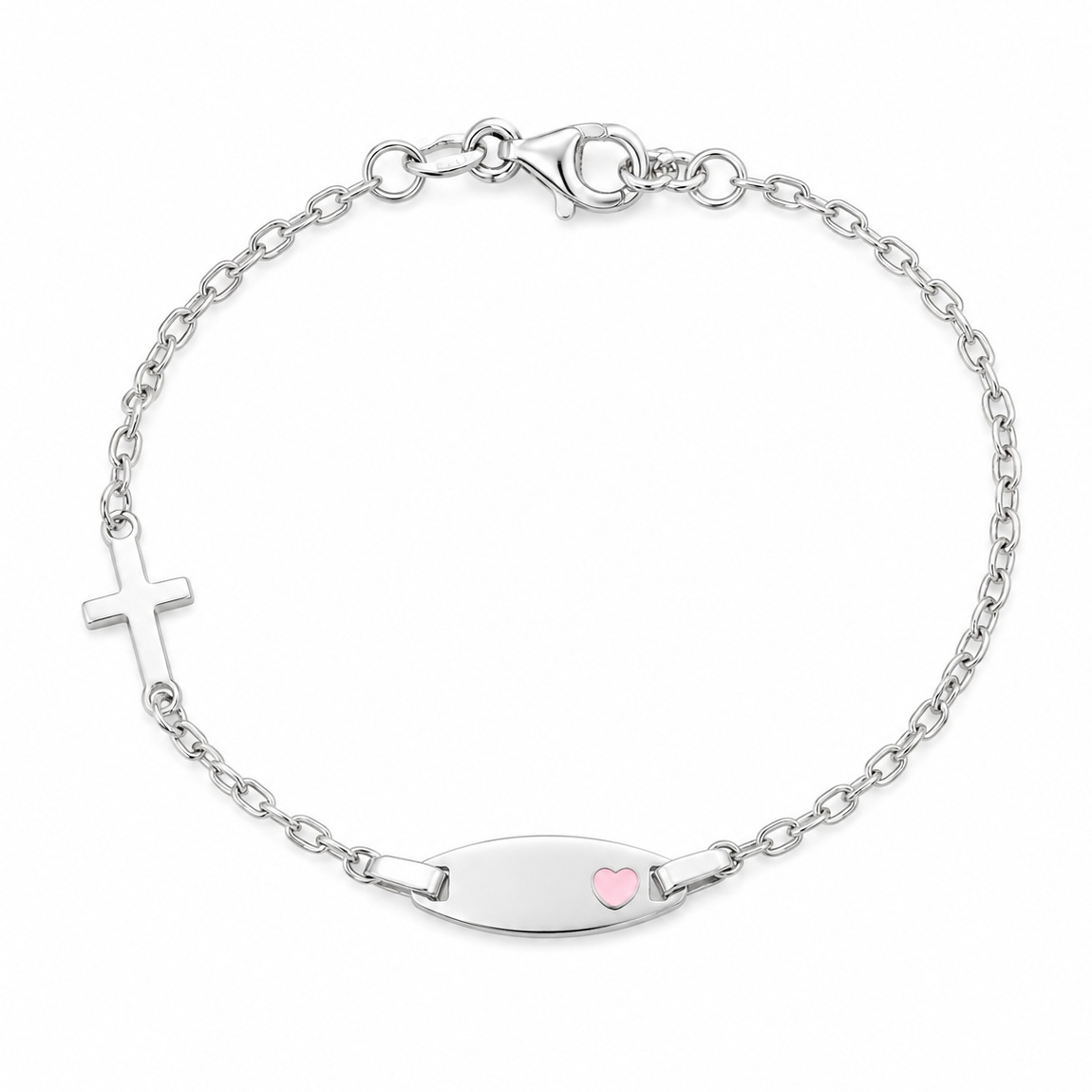 ΤΑΥΤΟΤΗΤΑ Παιδική JOOLS από Ασήμι 925° SM1324PINK - 