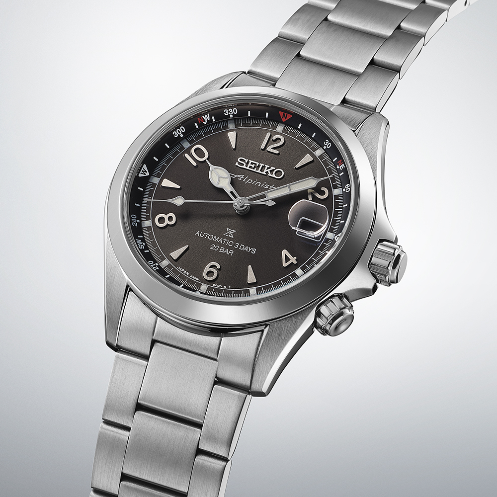 SEIKO Prospex Alpinist Automatic Black Dial 39.5mm Silver Stainless Steel Bracelet SPB505J1 - 3