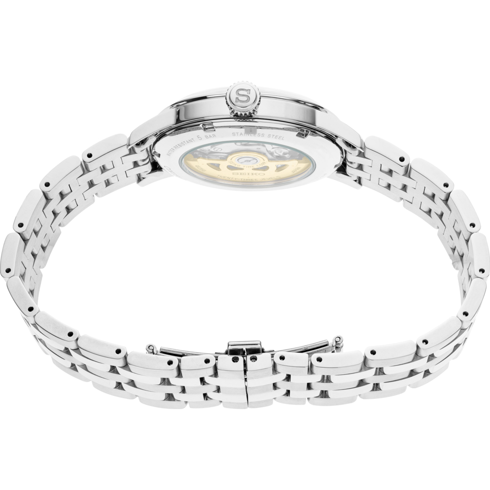 SEIKO Presage Cocktail Time 'Skydiving' Automatic 40.5mm Silver Stainless Steel Bracelet SRPE19J1 - 5