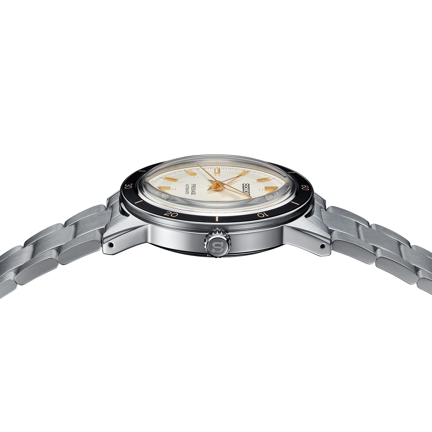 SEIKO Presage Style 60's Automatic White Dial 40.8mm Silver Stainless Steel Bracelet SRPG03J1 - 3