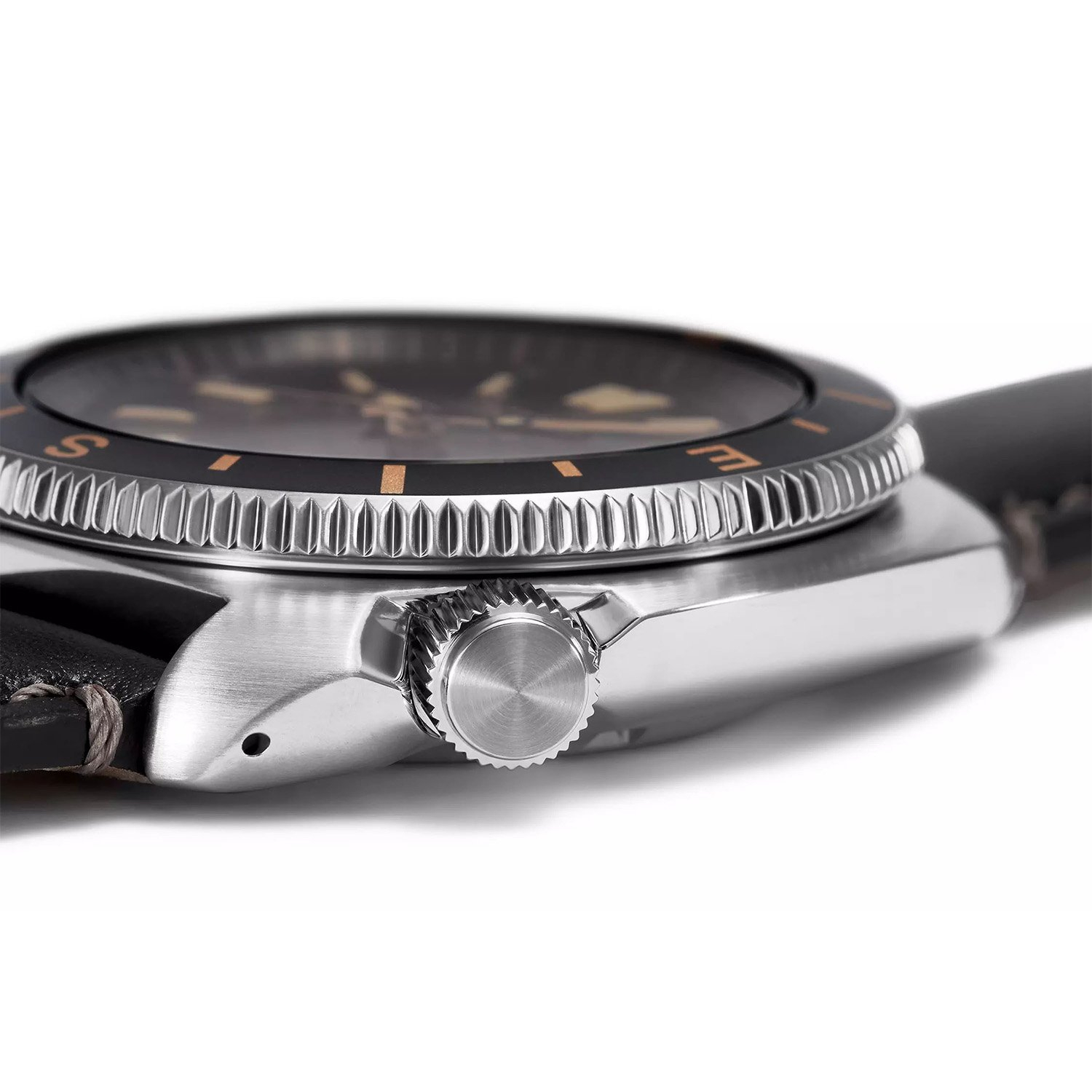 SEIKO Prospex 'Tortoise' Land Edition Automatic Black Dial 42.4mm Silver Stainless Steel Black Leather Strap SRPG17K1 - 3