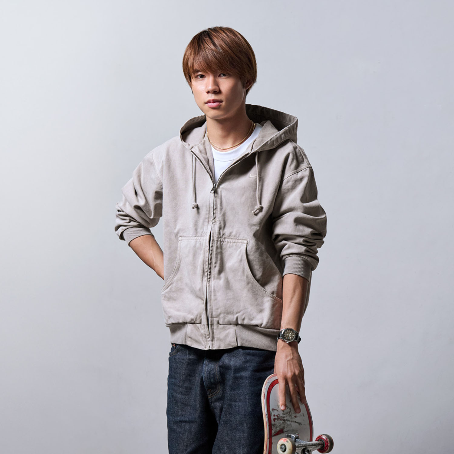 SEIKO 5 Sports x Yuto Horigome L.E. Automatic Brown Dial 39.4mm Silver Stainless Steel Black Leather Strap SRPL31K1 - 8