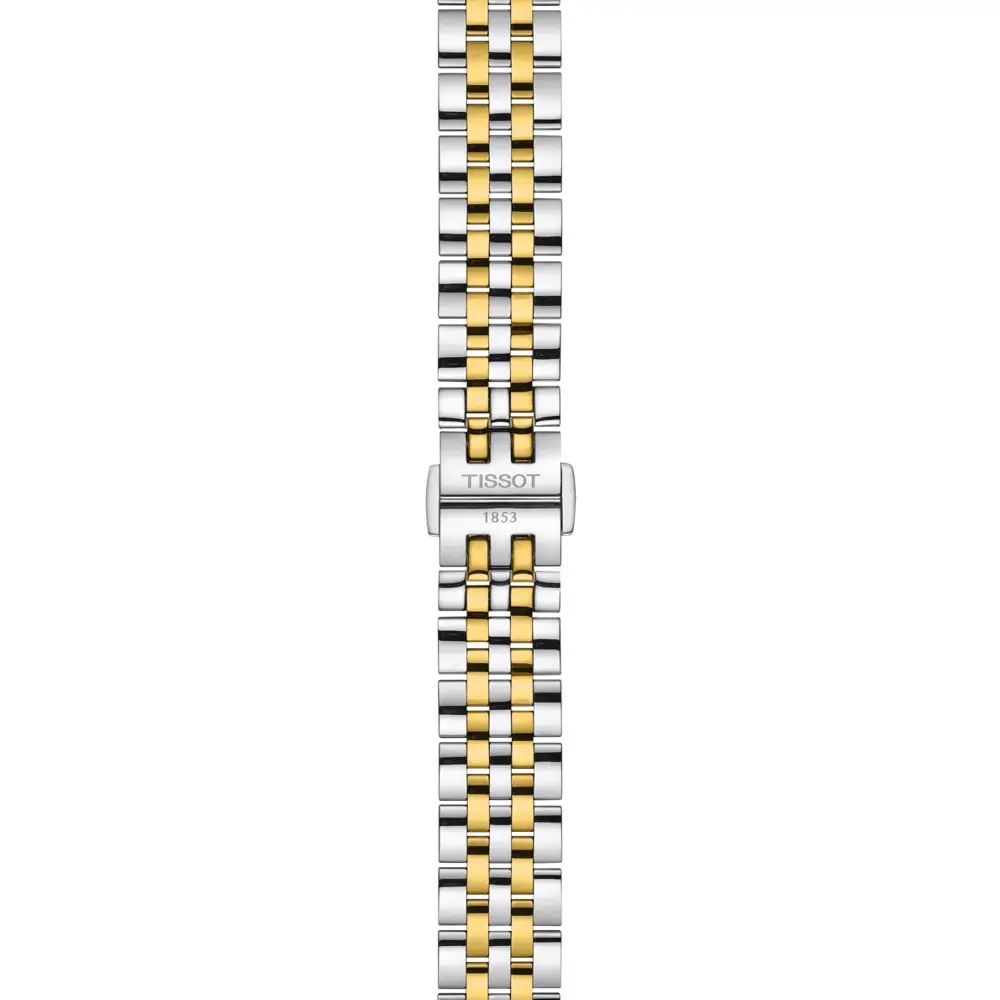 TISSOT Le Locle Lady's Automatic Green Dial with Diamonds 29mm Two Tone Gold Stainless Steel Bracelet T006.207.22.096.01 - 5