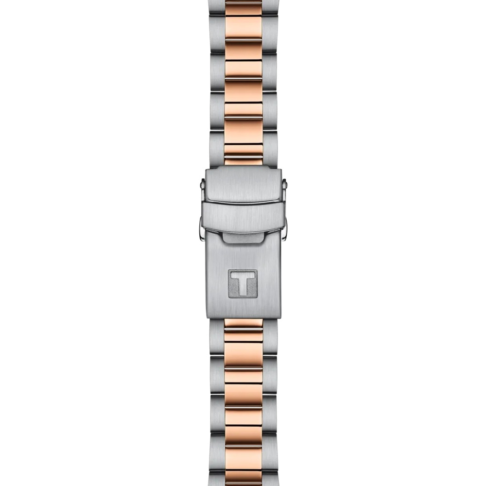 TISSOT Seastar 1000 Quartz Black Dial 36mm Two Tone Rose Gold Stainless Steel Bracelet T120.210.22.051.01 - 3