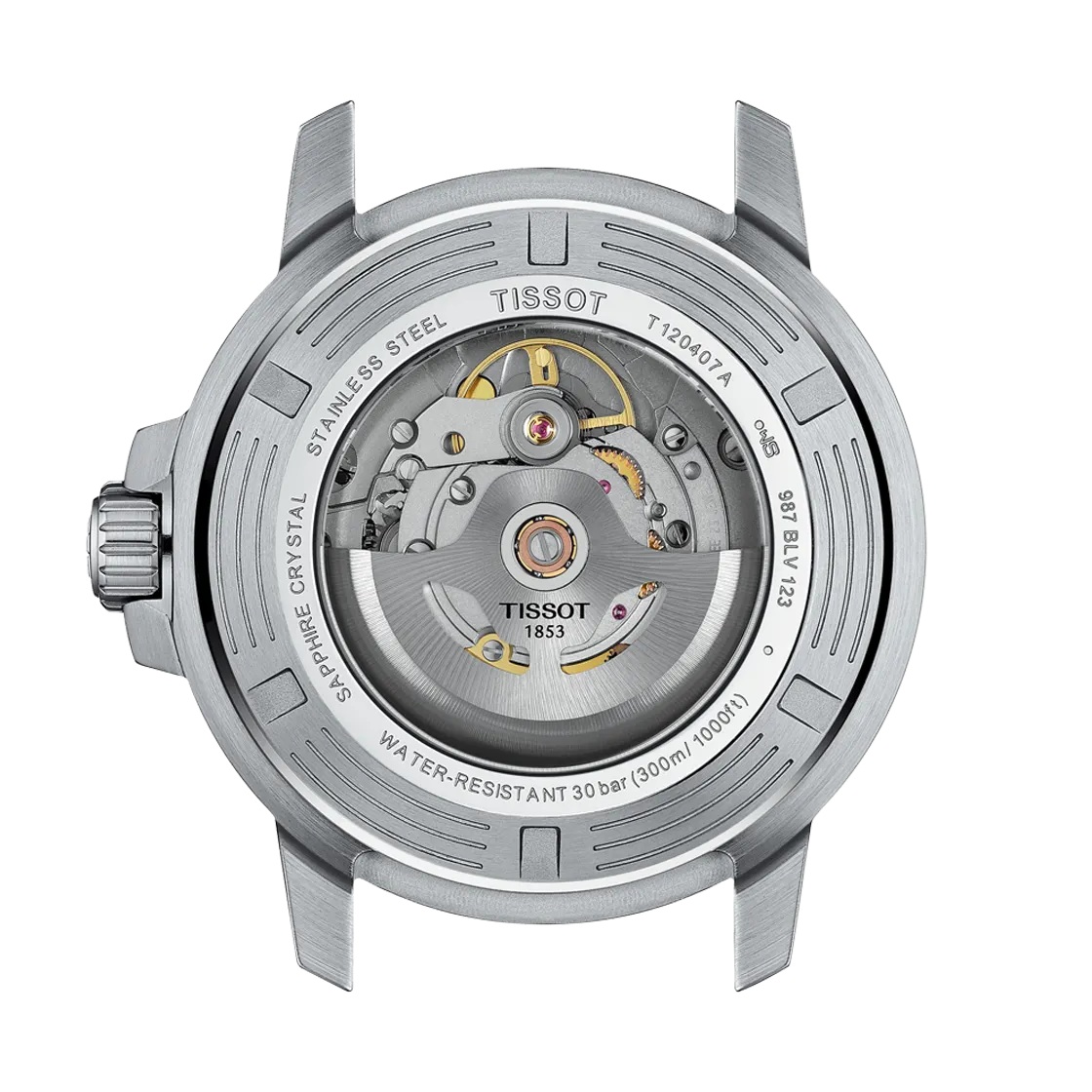 TISSOT Seastar 1000 Powermatic 80 Green Dial 43mm Silver Stainless Steel Bracelet T120.407.11.091.01 - 3