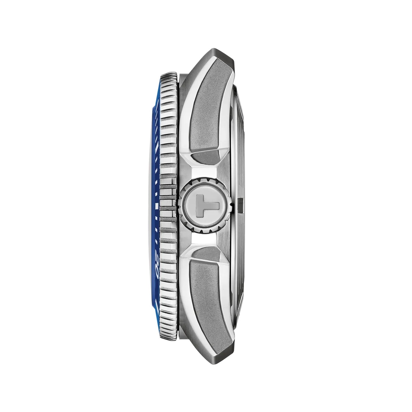 TISSOT Seastar 2000 Professional Powermatic 80 Blue Dial 44mm Silver Stainless Steel Blue Rubber Strap T120.907.17.041.00 - 4
