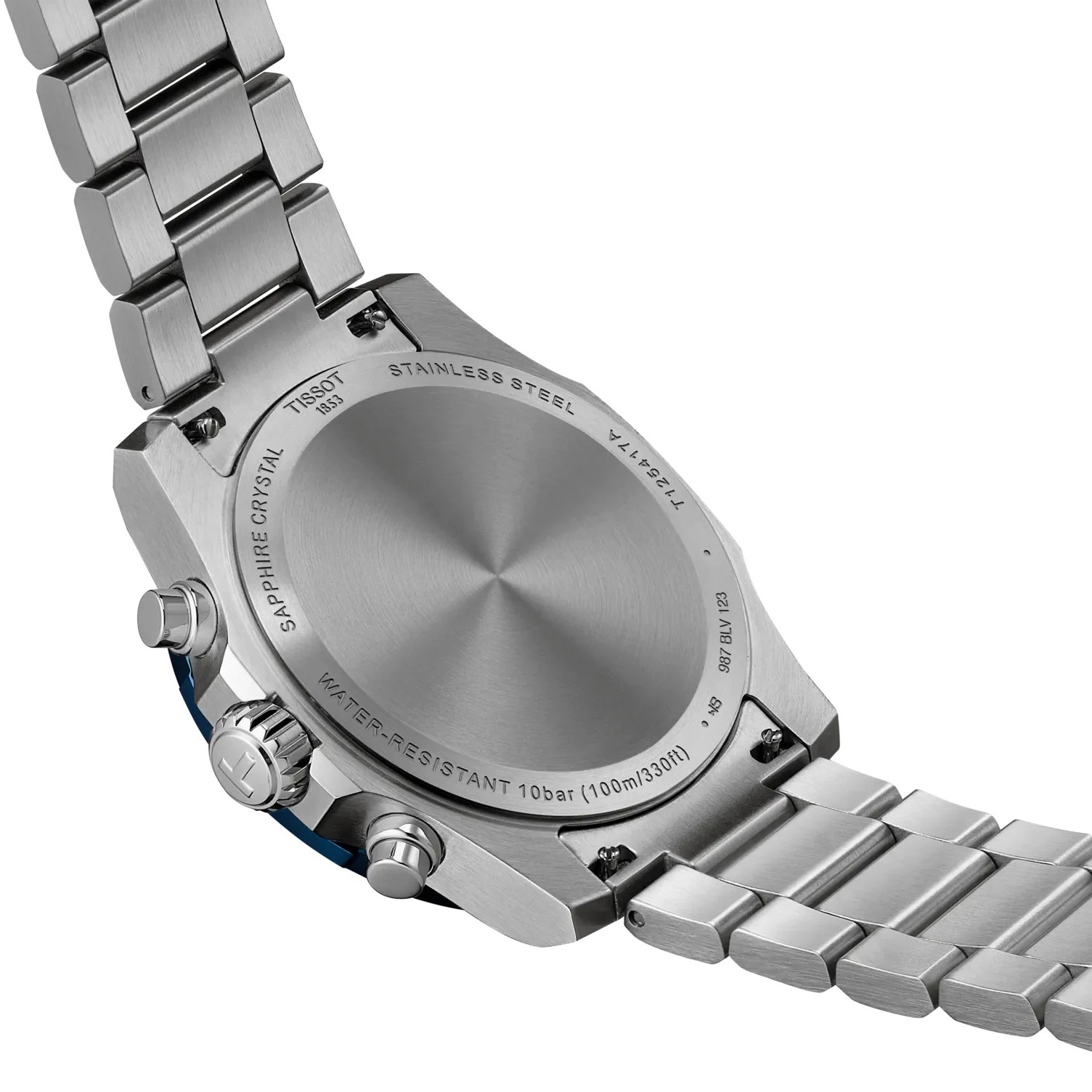 TISSOT Supersport Chronograph Blue Dial 42mm Silver Stainless Steel Bracelet T125.417.11.041.00 - 4