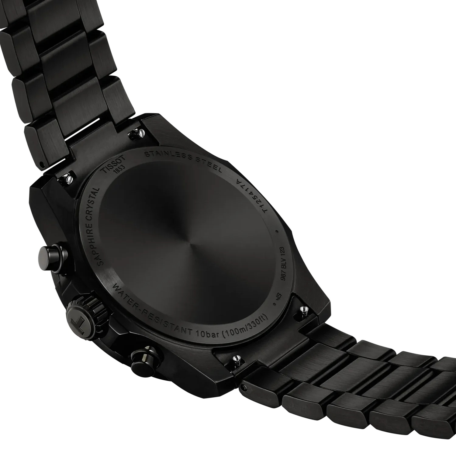 TISSOT Supersport Chronograph Black Dial 42mm Black Stainless Steel Bracelet T125.417.33.051.00 - 4