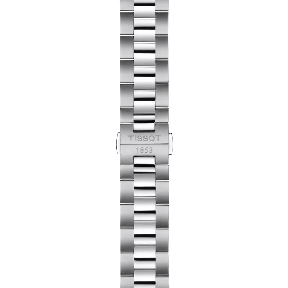 TISSOT Gentleman Powermatic 80 Silicium Ice Blue Dial 40mm Silver Stainless Steel Bracelet T127.407.11.351.00 - 5