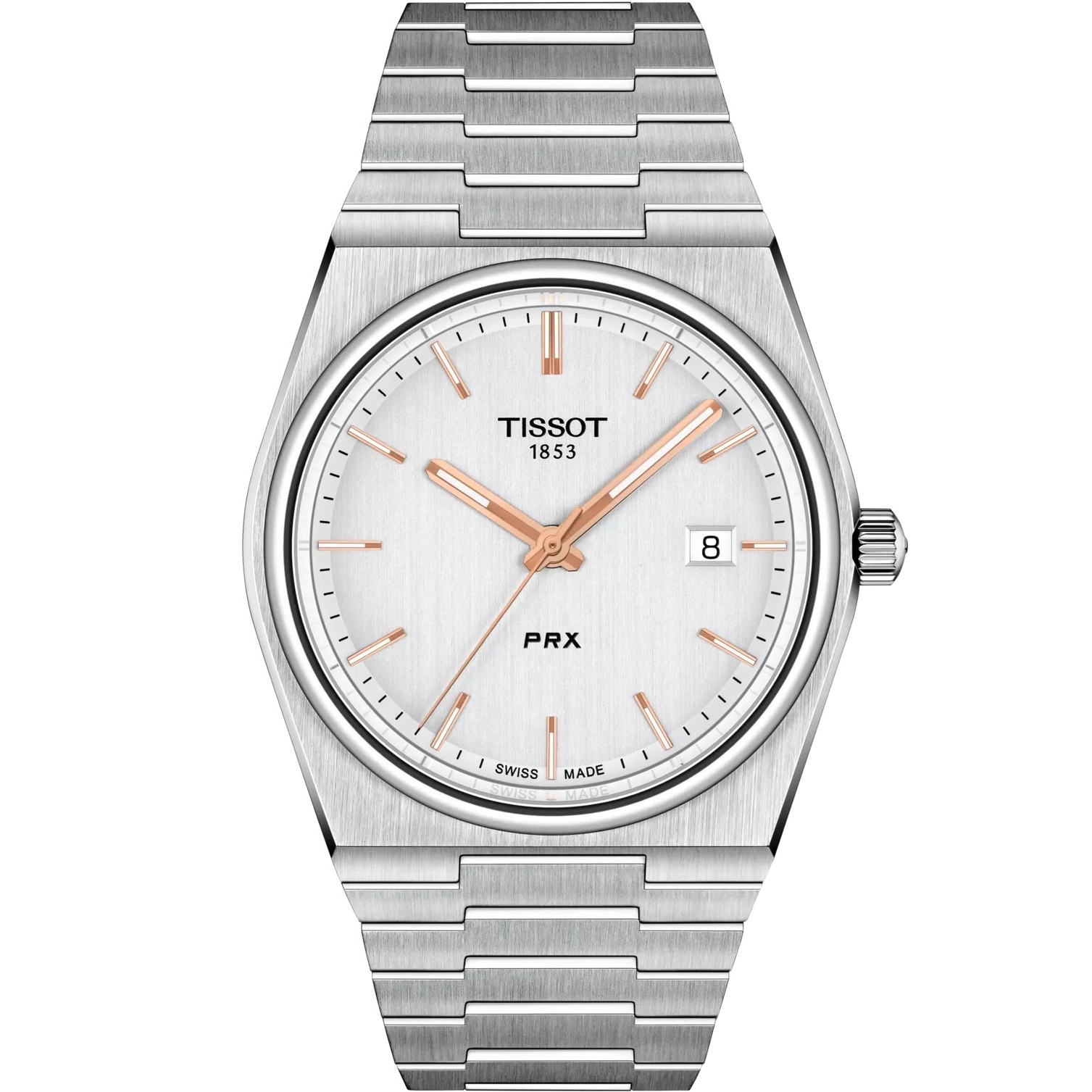 TISSOT PRX 40 Silver Dial Quartz 40mm Silver Stainless Steel Bracelet T137.410.11.031.00 - 