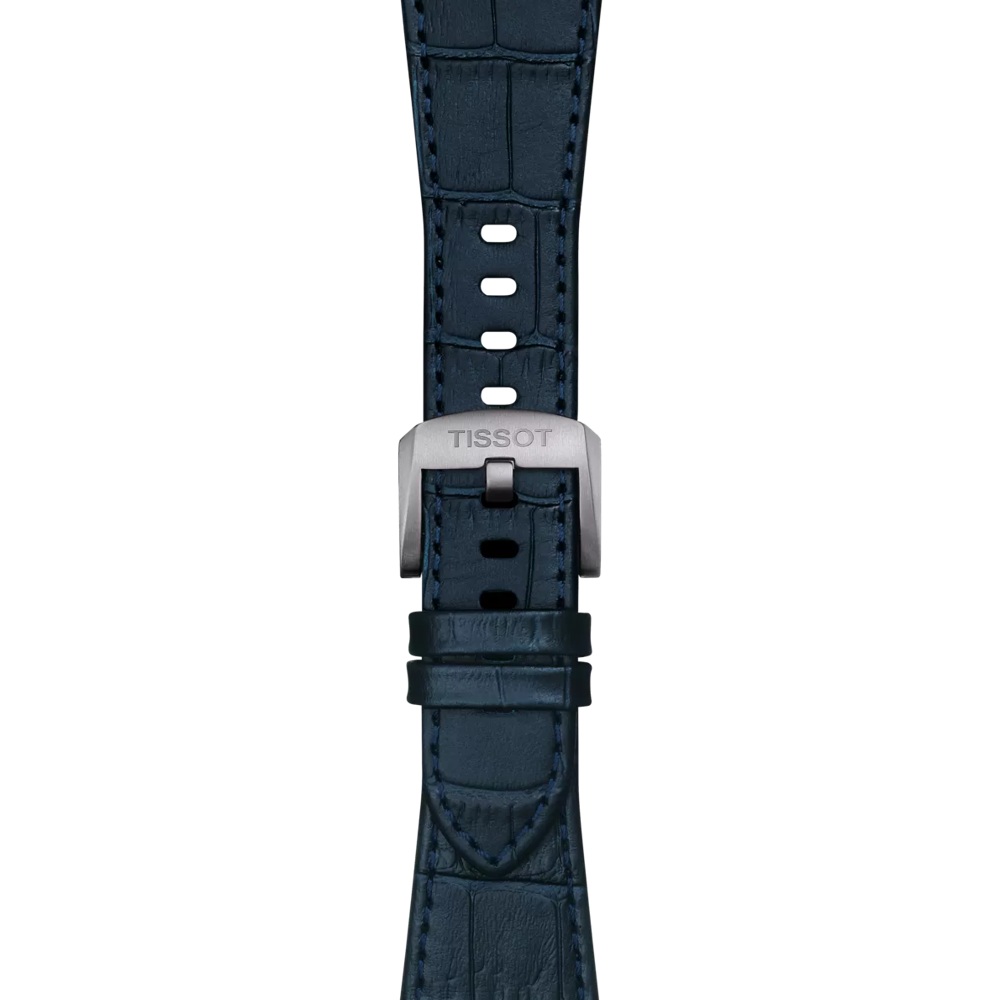 TISSOT PRX 40 Blue Dial Quartz 40mm Silver Stainless Steel Blue Leather Strap T137.410.16.041.00 - 4