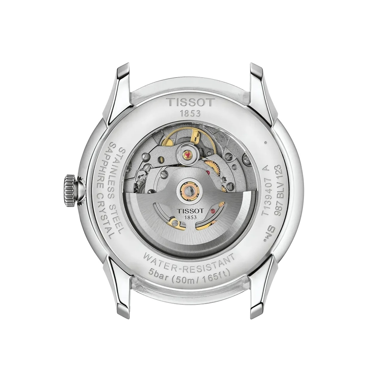 TISSOT Chemin Des Tourelles Powermatic 80 Grey Dial 42mm Silver Stainless Steel Bracelet T139.407.11.068.00 - 4