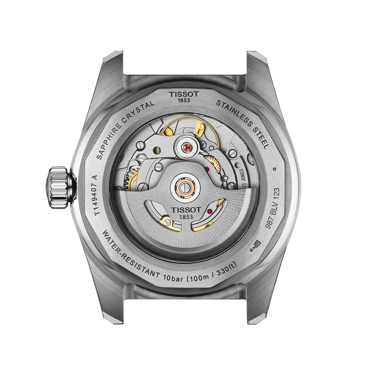 TISSOT PR516 Powermatic 80 White Dial 38mm Silver Stainless Steel Bracelet T149.407.11.031.00 - 4