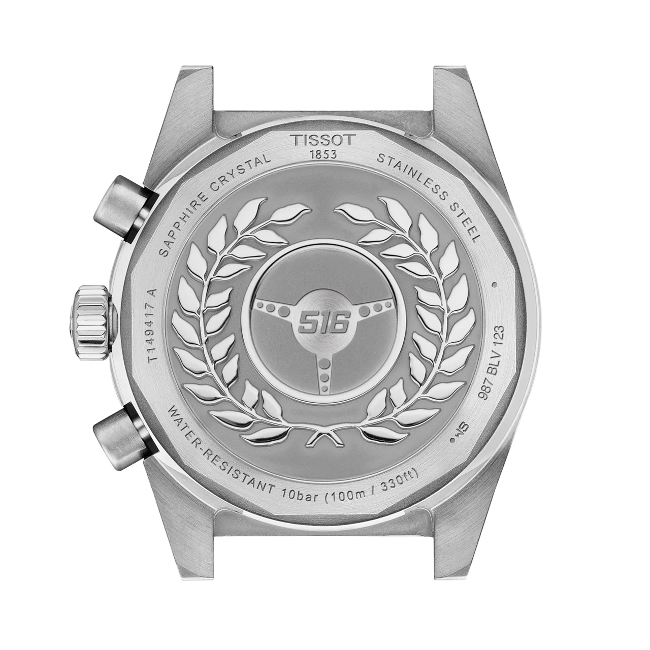 TISSOT PR516 Chronograph Quartz Graded Blue-Black Dial 40mm Silver Stainless Steel Bracelet T149.417.11.041.01 - 4