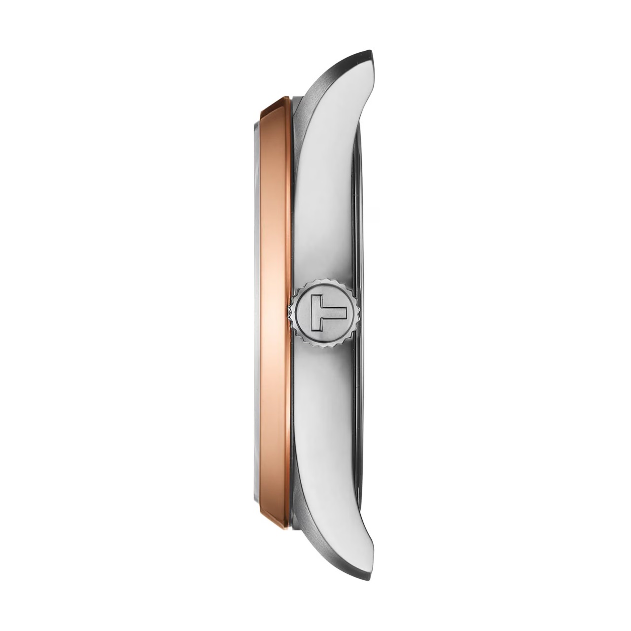 TISSOT PR 100 White Pearl Dial 34mm Two Tone Rose Gold Stainless Steel Bracelet T150.210.21.111.00 - 3