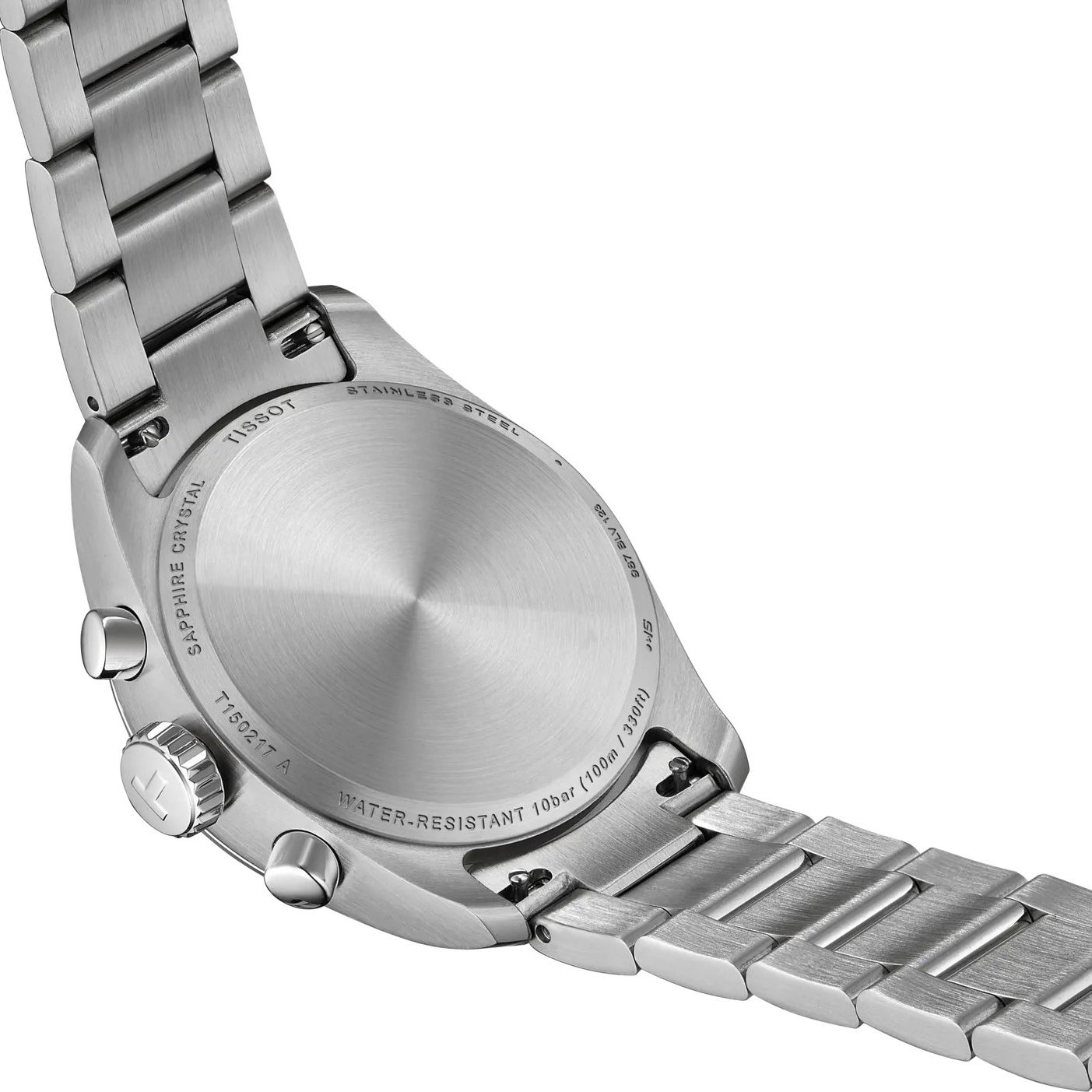 TISSOT PR 100 Chronograph Light Blue Pearl Dial 36mm Silver Stainless Steel Bracelet T150.217.11.131.00 - 4