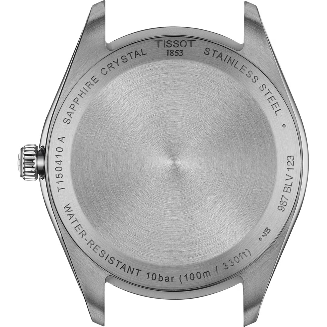 TISSOT PR 100 White Dial 40mm Two Tone Gold Stainless Steel Bracelet T150.410.22.011.00 - 4
