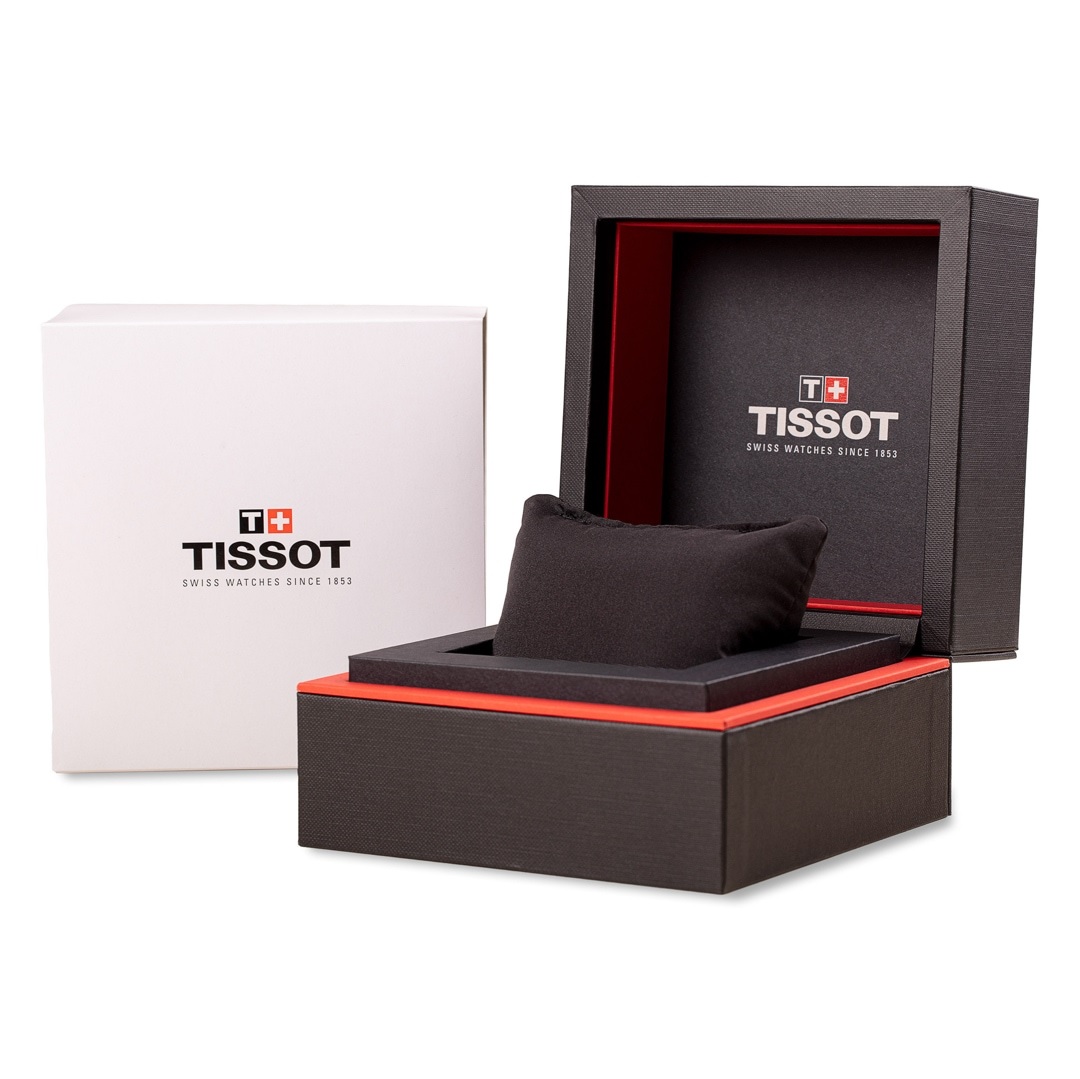 TISSOT PR 100 White Dial 40mm Two Tone Gold Stainless Steel Bracelet T150.410.22.011.00 - 6