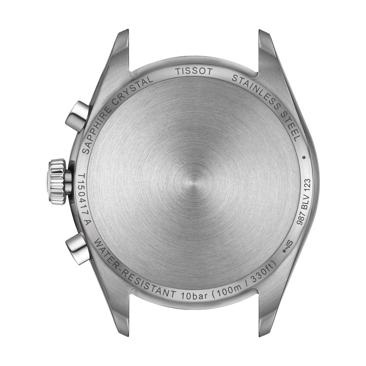 TISSOT PR 100 Chronograph White & Blue Dial 40mm Silver Stainless Steel Bracelet T150.417.11.011.00 - 4