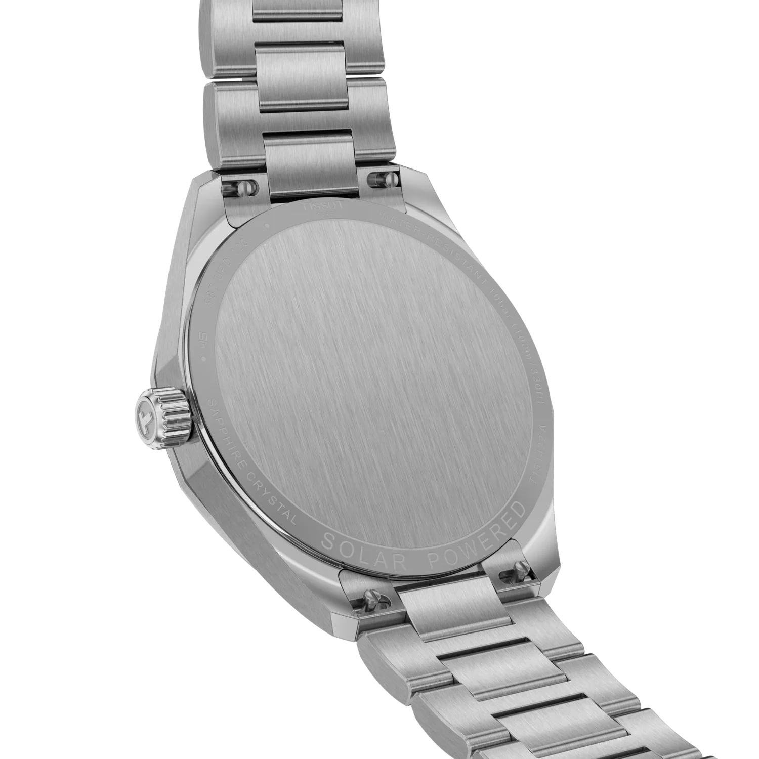 TISSOT PRC 100 Solar Quartz Green Dial 39mm Silver Stainless Steel Bracelet T151.422.11.091.00 - 3