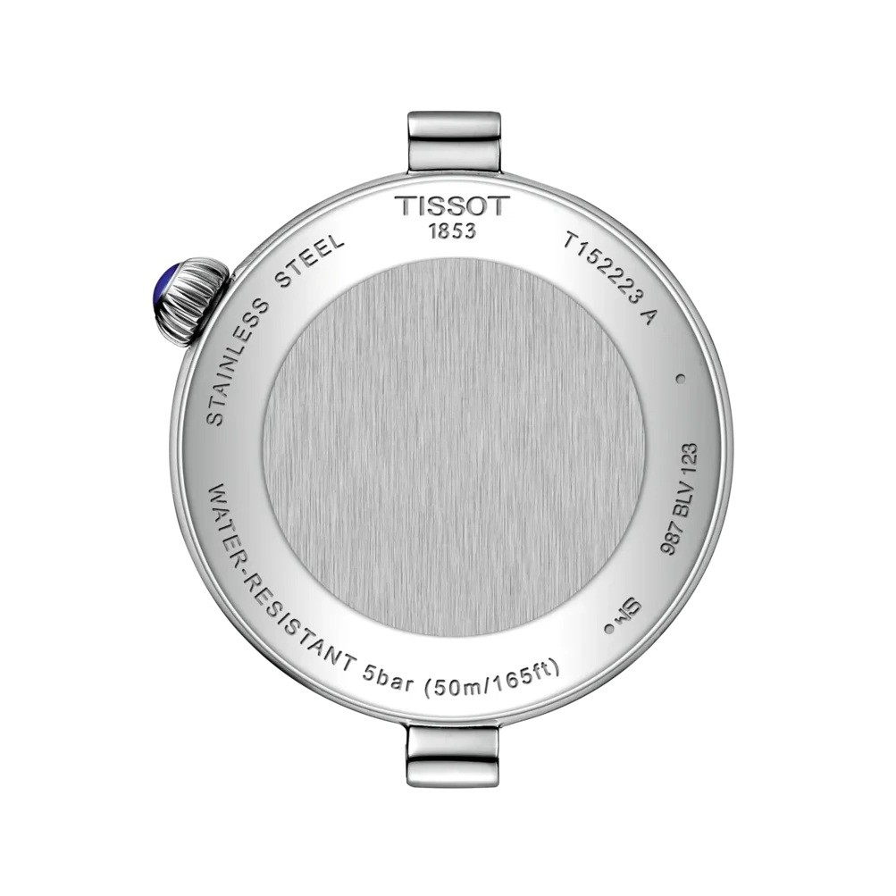 TISSOT Desir Moonphase Red Dial with Diamonds 29.6mm Silver Stainless Steel Bracelet T152.223.11.426.00 - 3